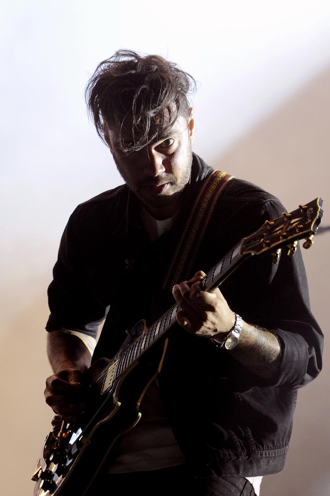 Les Vieilles Charrues. Music Festival. Hanni El Khatib performs live